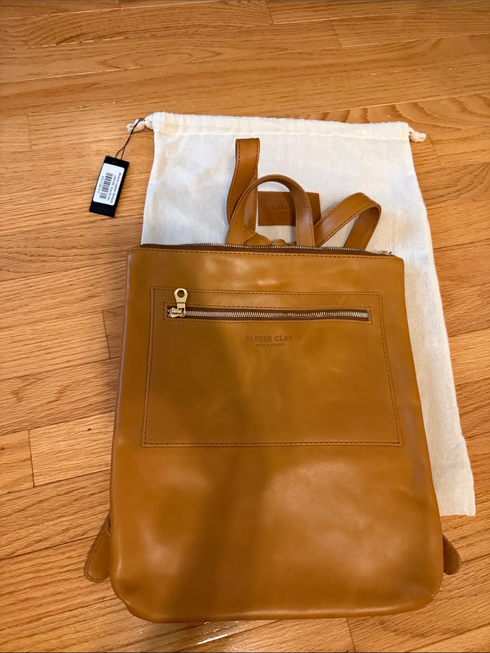 Miramar Full-Grain Leather Backpack – Handcrafted in Ethiopia - Picture 3 of 7